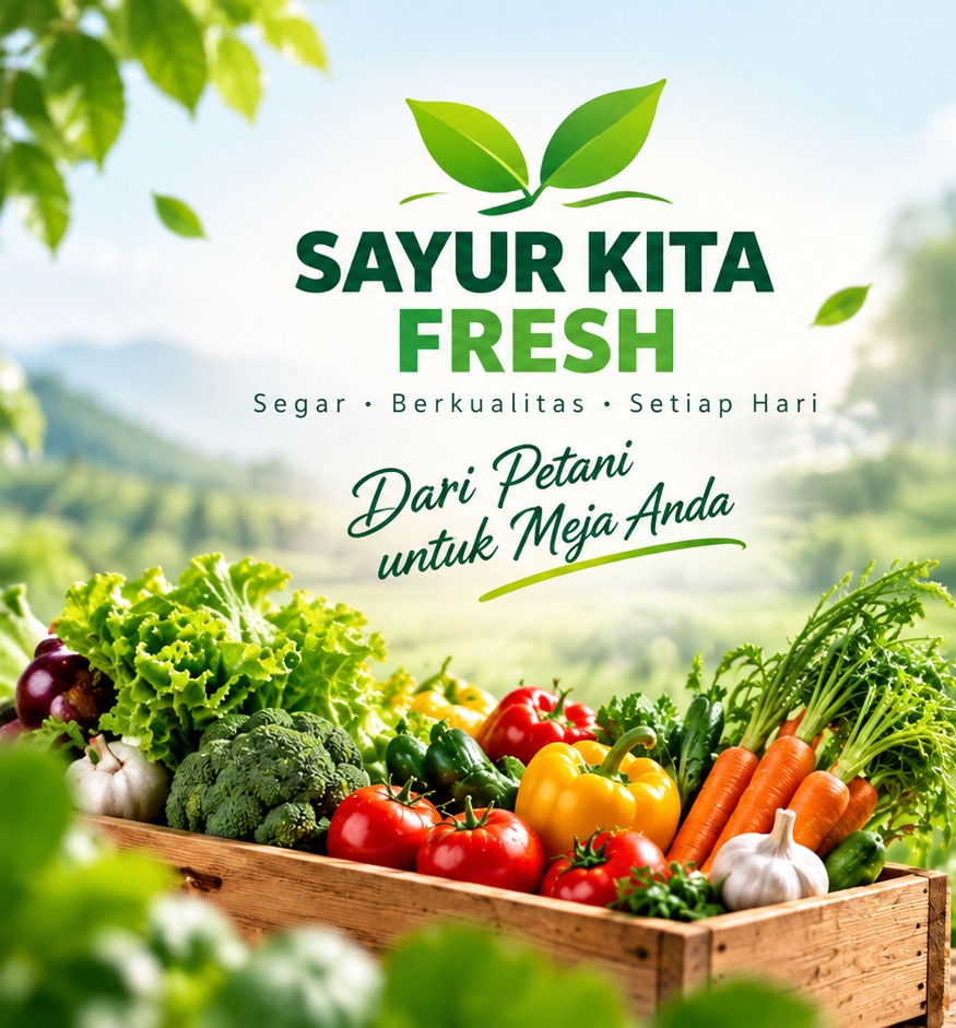 SAYUR KITA FRESH — Dari Petani untuk Meja Anda, dengan aneka sayuran segar